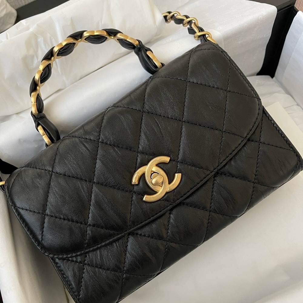 Chanel Mini CC Wrapped Handle Bag